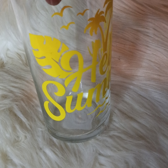 "Hello Summer" Handmade Novelty Glass - Picture 2 of 6